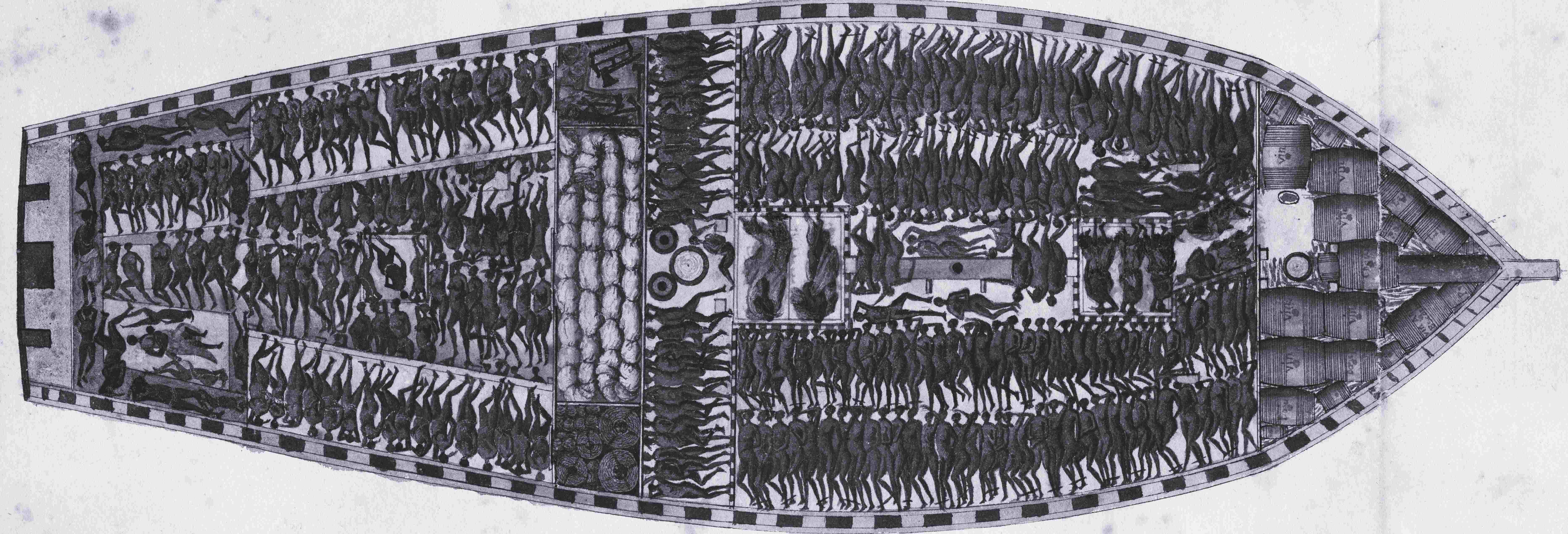 Slave deck of the Marie Séraphique rotated